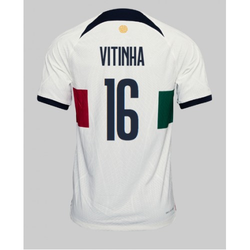 Portugal Vitinha #16 Bortedrakt VM 2022 Kortermet Portugal Vitinha #16 Bortedrakt VM 2022 Kortermet
